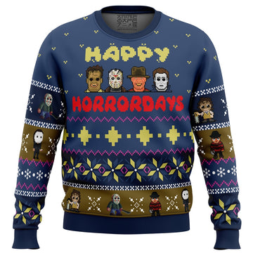 Happy Horrordays Halloween Ugly Christmas Sweater