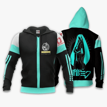 Hatsune Miku Vocaloid Anime Manga For Men And Women 3d Hoodie Zip Hoodie