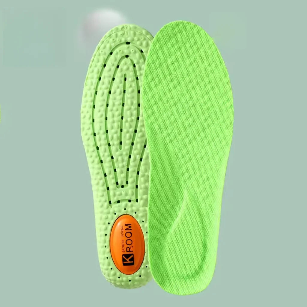 Sports Play Basketball Badminton Sweat Absorption Deodorant PU Insoles Wormwood Deodorizes with Fragrance
