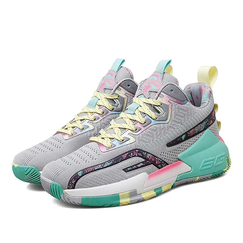 2025 Men’s Lightweight Basketball Shoes – Breathable High-Top Sneakers