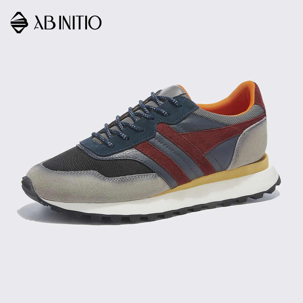 Men's Breathable Lace-Up Sport Shoes – Lightweight & Cushioned Sneakers for Running & Everyday Wear