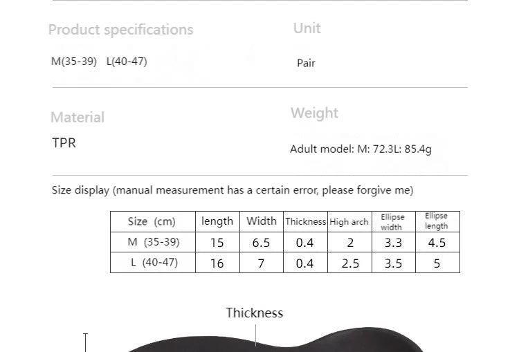 Orthopedic Insoles Orthotics Flat Foot Health Sole Pad For Shoes Insert Arch Support Pad For Feet Care Insoles Unisex 1 Pair