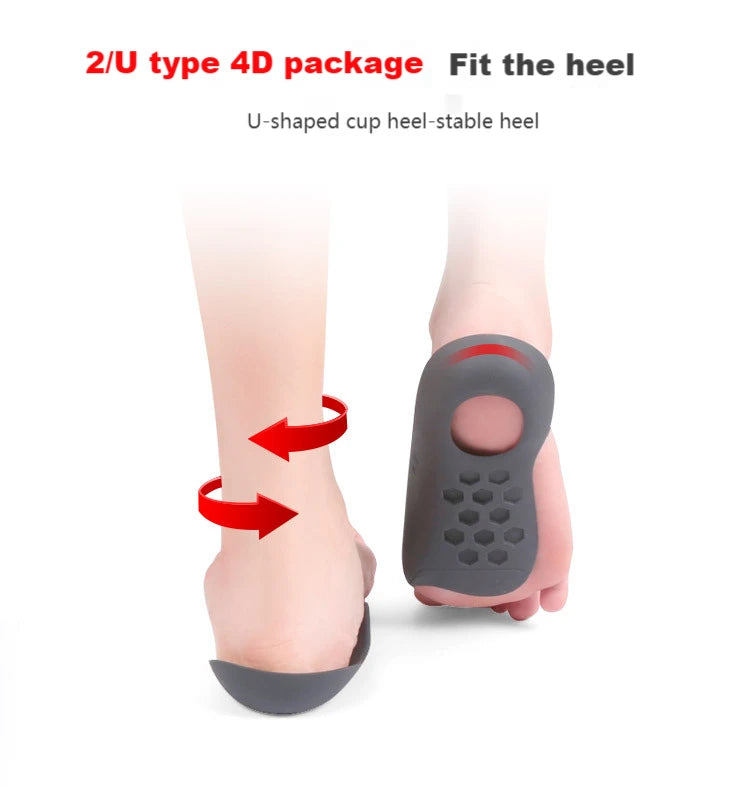 Orthopedic Insoles Orthotics Flat Foot Health Sole Pad For Shoes Insert Arch Support Pad For Feet Care Insoles Unisex 1 Pair