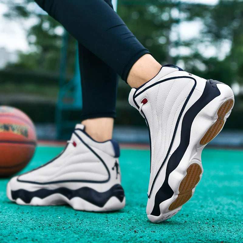 New Cool 2025 Basket Shoes Men Women High Top Training Shoes Basketball Sneakers Couples Big Size Outdoor Sport Shoes Men
