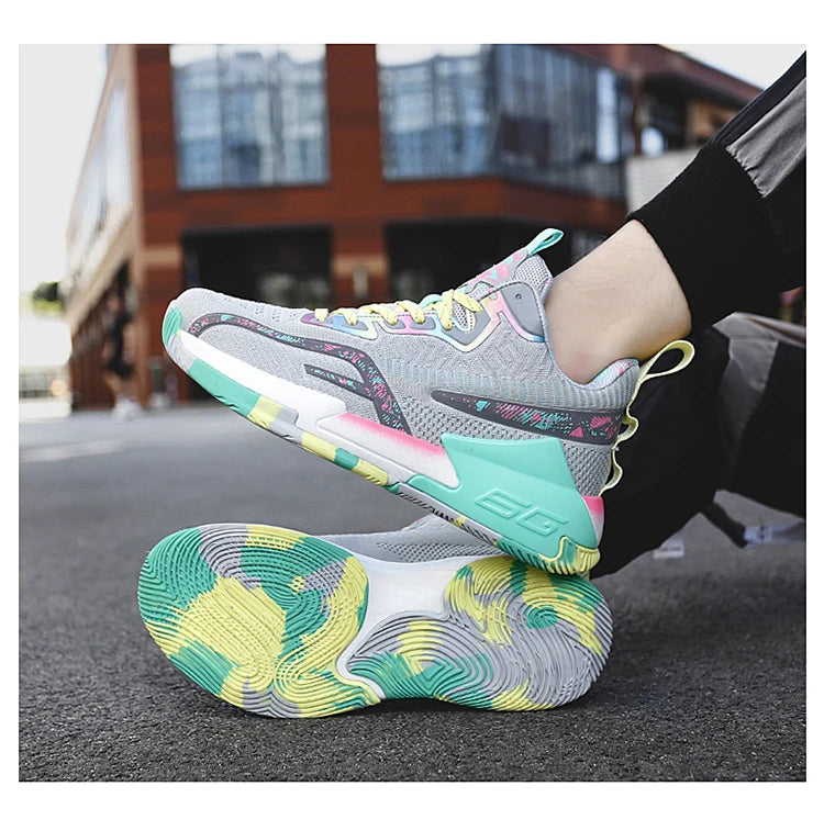 2025 Men’s Lightweight Basketball Shoes – Breathable High-Top Sneakers