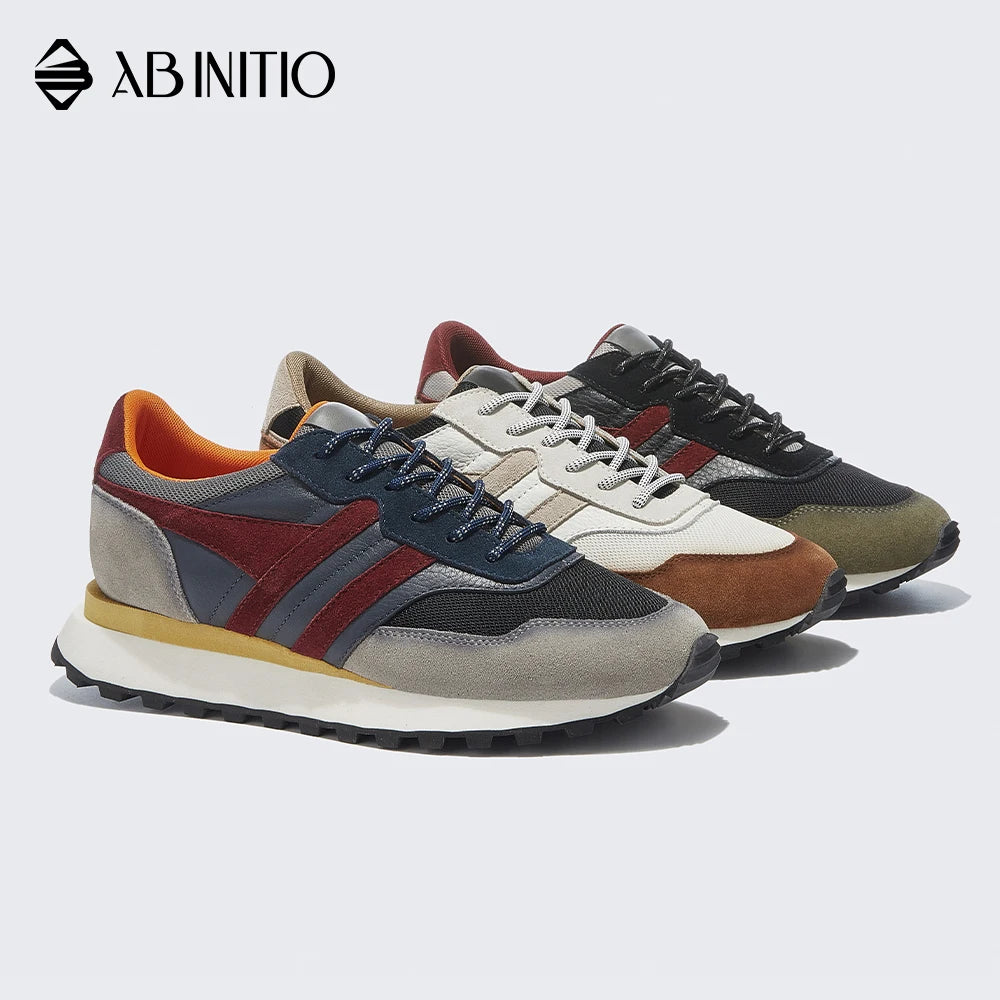 Men's Breathable Lace-Up Sport Shoes – Lightweight & Cushioned Sneakers for Running & Everyday Wear