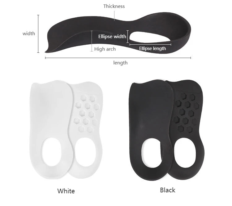 Orthopedic Insoles Orthotics Flat Foot Health Sole Pad For Shoes Insert Arch Support Pad For Feet Care Insoles Unisex 1 Pair