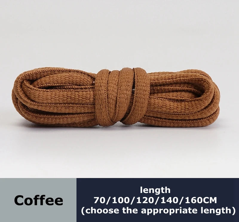 Men's And Women's Sports Shoelaces Color Flat Semicircular Shoelace Suitable For All Shoes Round Laces 23 Colors 1 Pair