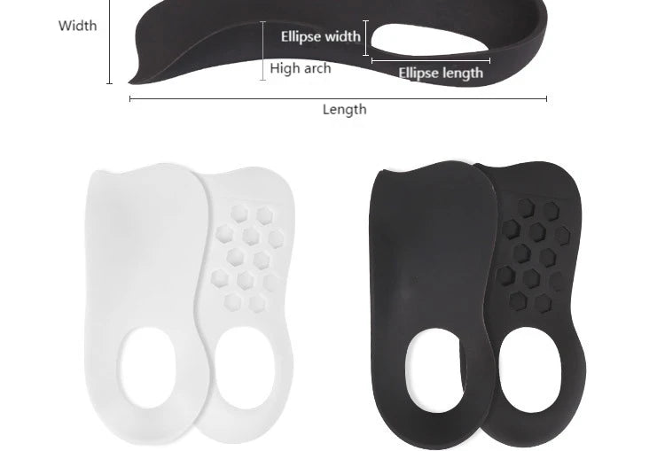 Orthopedic Insoles Orthotics Flat Foot Health Sole Pad For Shoes Insert Arch Support Pad For Feet Care Insoles Unisex 1 Pair