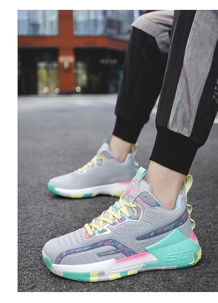 2025 Men’s Lightweight Basketball Shoes – Breathable High-Top Sneakers