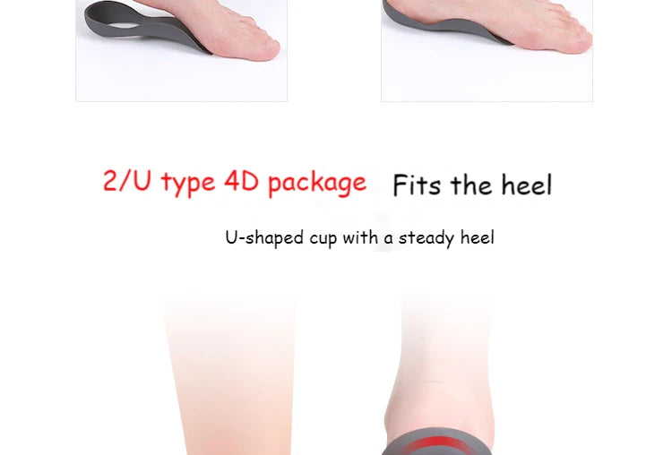 Orthopedic Insoles Orthotics Flat Foot Health Sole Pad For Shoes Insert Arch Support Pad For Feet Care Insoles Unisex 1 Pair