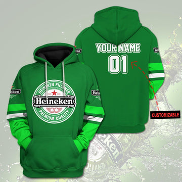 Heineken Beer Personalized 3d Hoodie