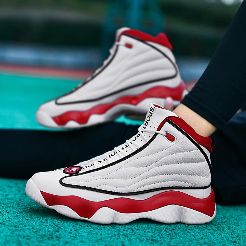 New Cool 2025 Basket Shoes Men Women High Top Training Shoes Basketball Sneakers Couples Big Size Outdoor Sport Shoes Men