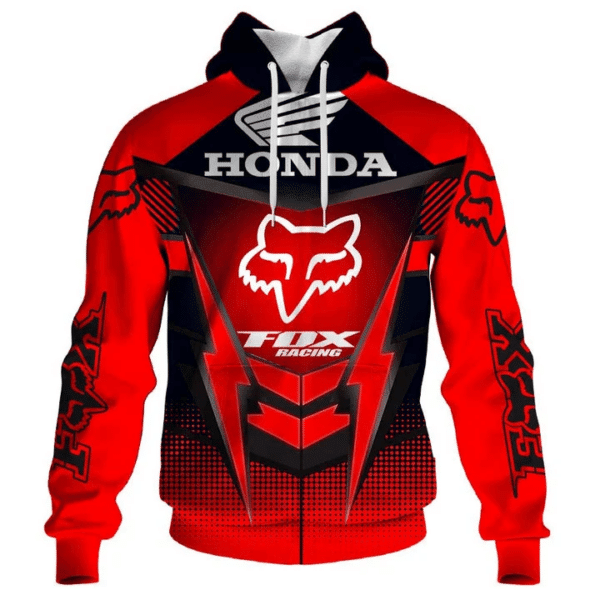 Honda X Fox Racing Fan Gift 3d Hoodie 1142