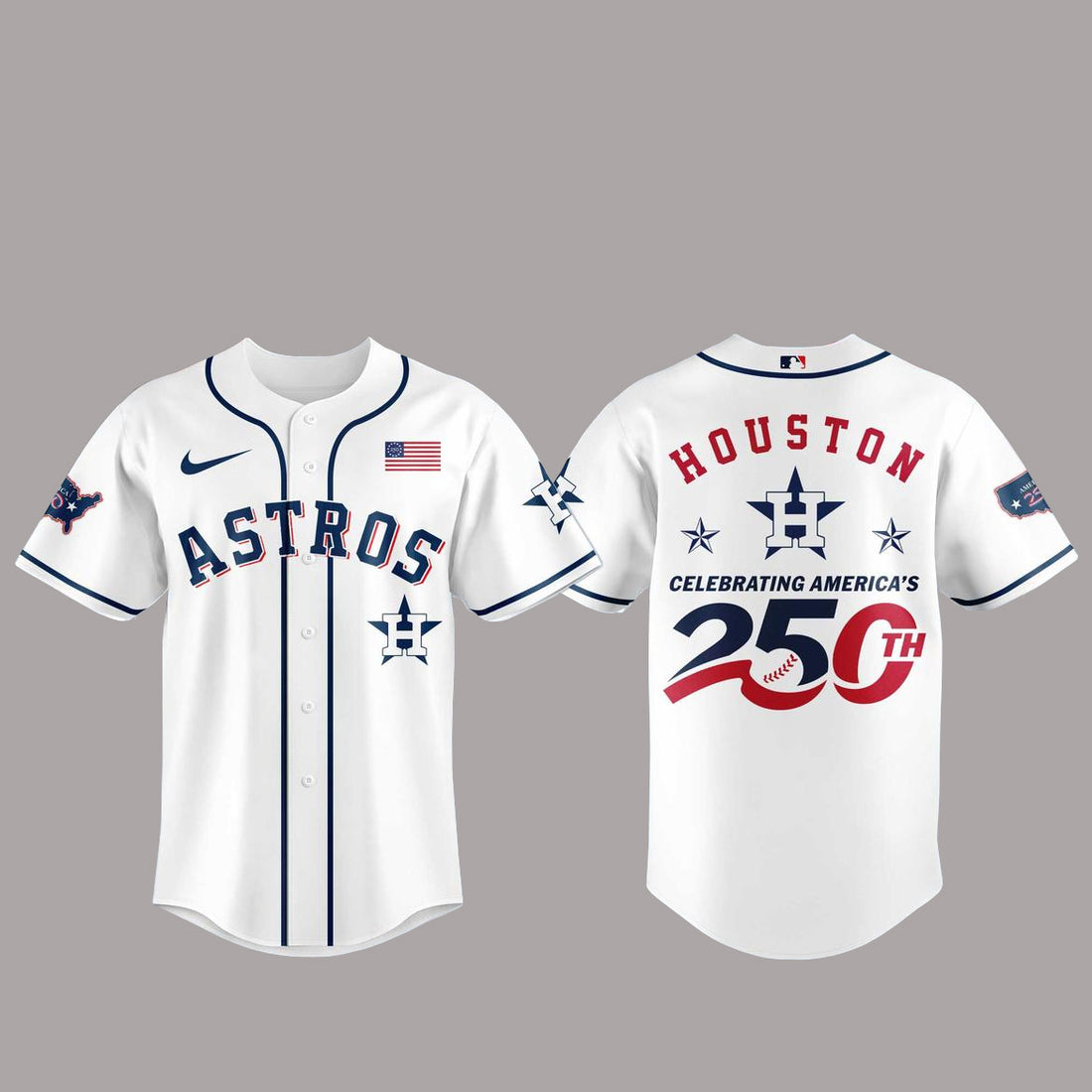 Houston Astros America 250th Anniversary Of USA 2026 Baseball Jersey