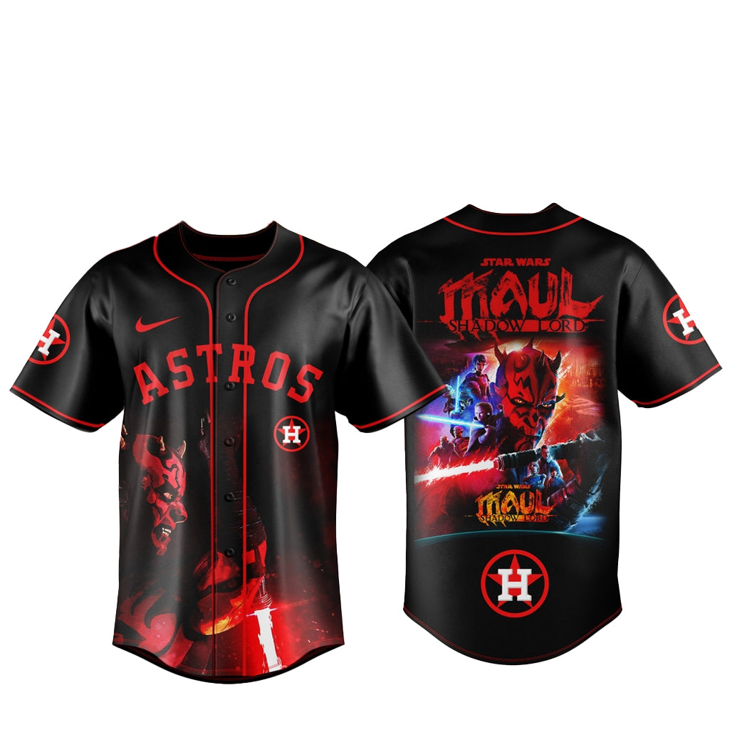 Houston Astros Star Wars Darth Maul Theme 2026 Baseball Jersey
