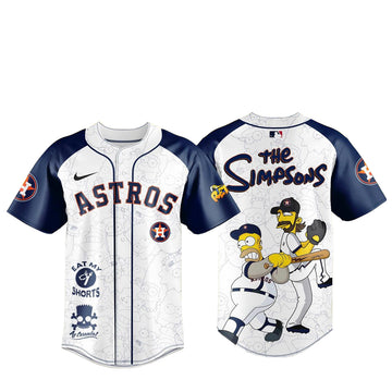 Houston Astros The Simpsons Eat My Shorts 2026 Baseball Jersey