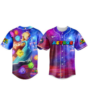 Houston Astros x Super Mario Galaxy Baseball Jersey