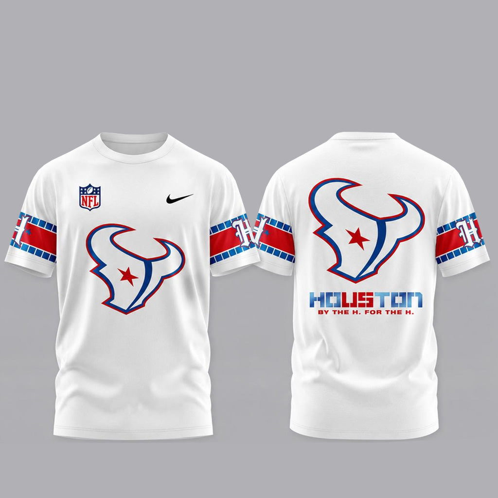 Houston Texans 2026 By The H For The H Rivalry Graphic Shirt for Football Fans