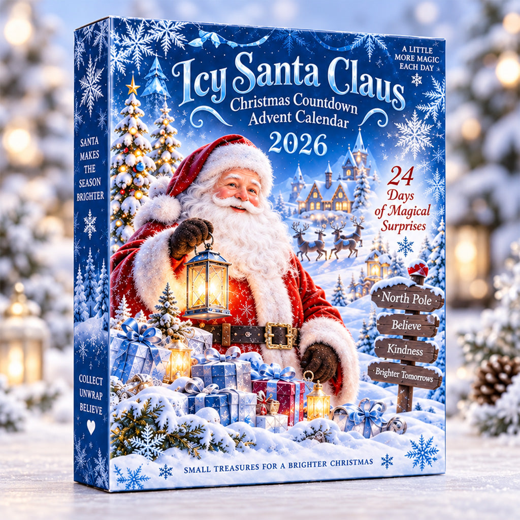 Icy Santa Claus Christmas Countdown 2026 Advent Calendar