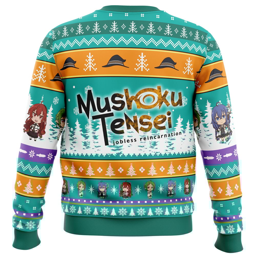 If I Only Tried Harder Mushoku Tensei Jobless Reincarnation Ugly Christmas Sweater