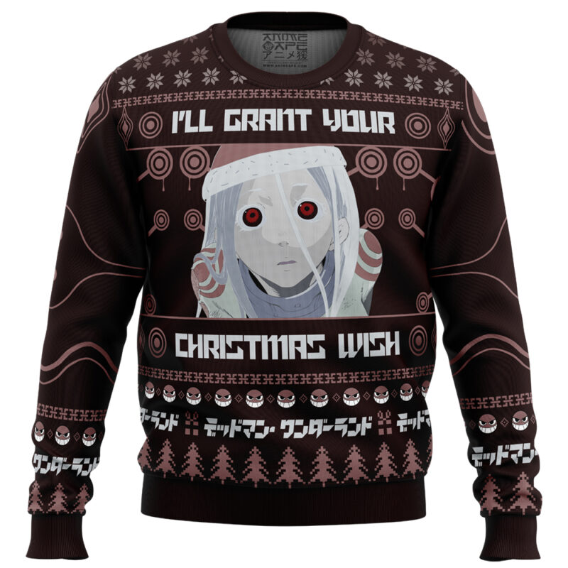Ill Grant Your Christmas Wish Deadman Wonderland Ugly Christmas Sweater