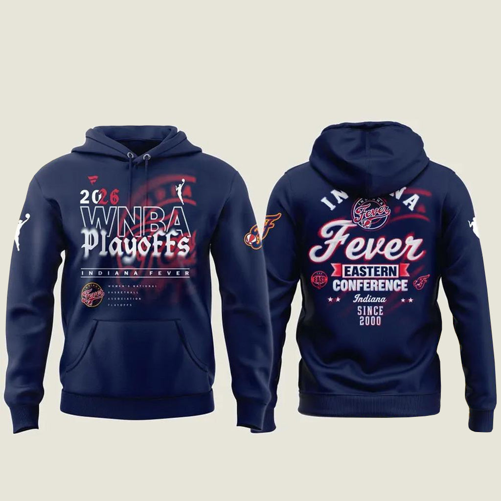 Indiana Fever 2026 WNBA Playoffs Eastern Conference Graphic Shirt Version 1 for Basketball Fans