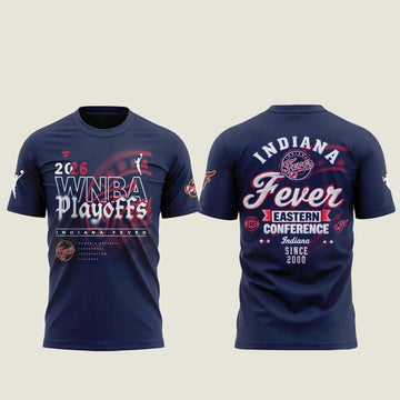 Indiana Fever 2026 WNBA Playoffs Eastern Conference Graphic Shirt Version 1 for Basketball Fans