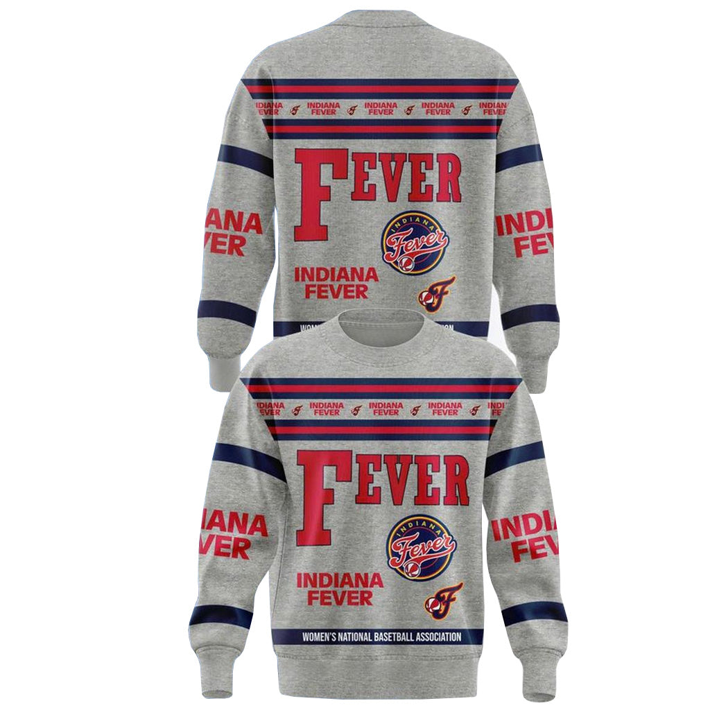 Indiana Fever All Over Print 2026 Graphic Hoodie for Basketball Fans