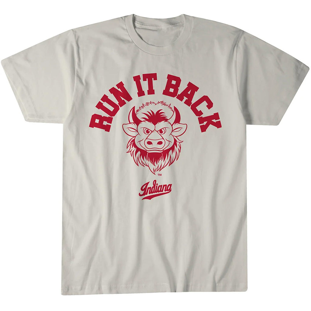 Indiana Hoosiers Football Run It Back Graphic Shirt for College Football Fans