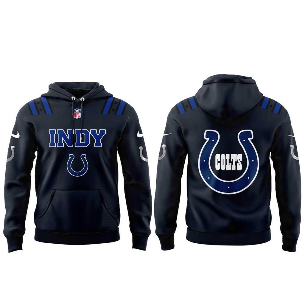 Indianapolis Colts Anvil Strike Rivalries 2026 Graphic Hoodie for Football Fans