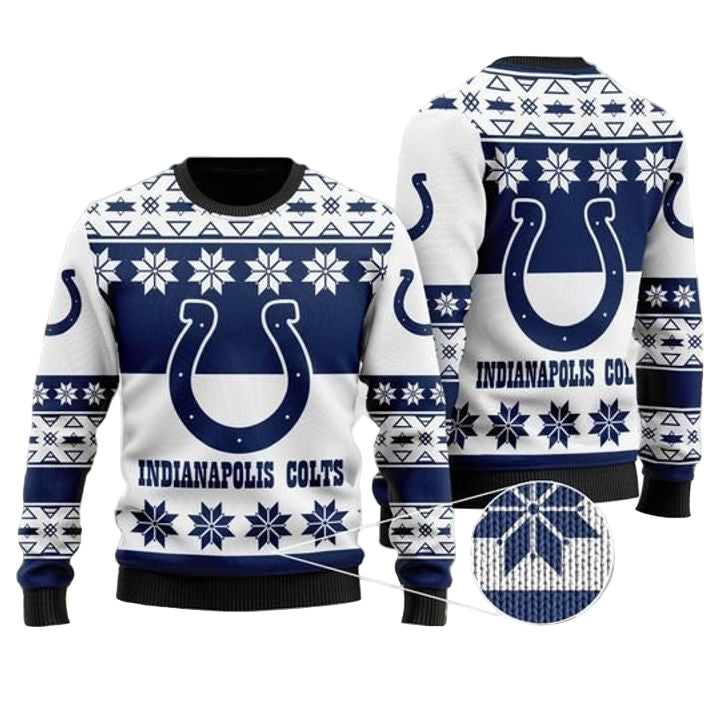 Indianapolis Colts Wool Ugly Christmas Sweater ? Usalast