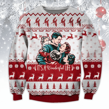 It's A Wonderful Life Sweater Ugly Christmas Sweater