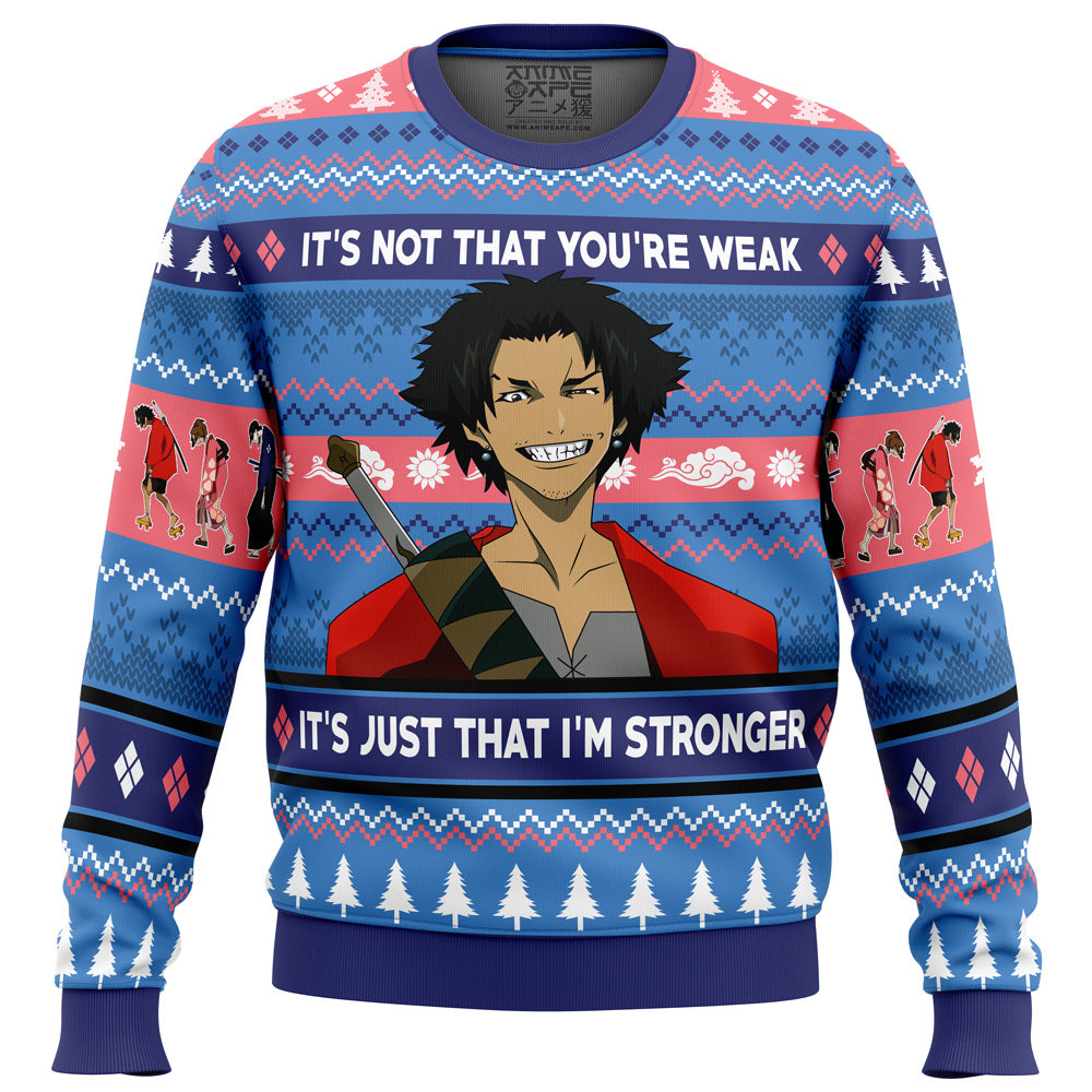 It’s Not That You’re Weak Samurai Champloo Ugly Christmas Sweater