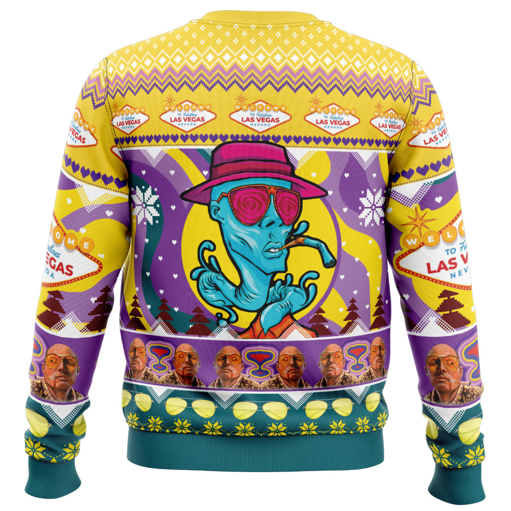 Johnny Depp Fear and Loathing Ugly Christmas Sweater