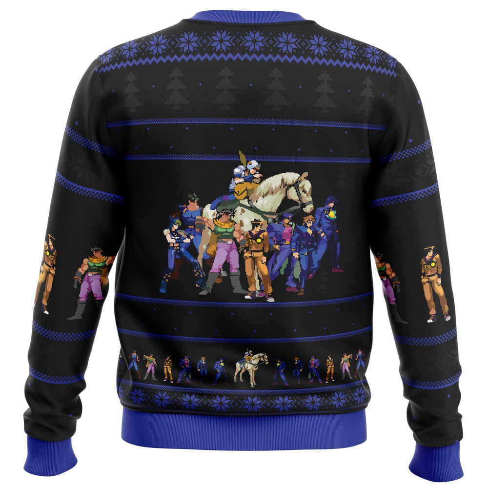 Jojo's Bizarre Adventure Generations Ugly Christmas Sweater