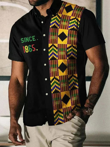 Juneteeth Since 1865 Hawaiian Shirt 161 Years Of Independence Clothing For Dad