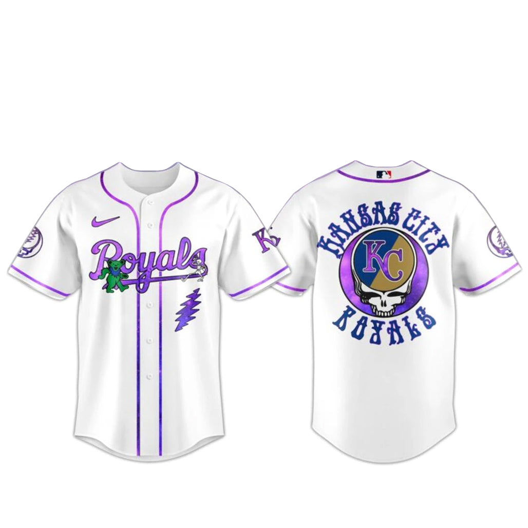 Kansas City Royals Grateful Dead Night 2026 Baseball Jersey