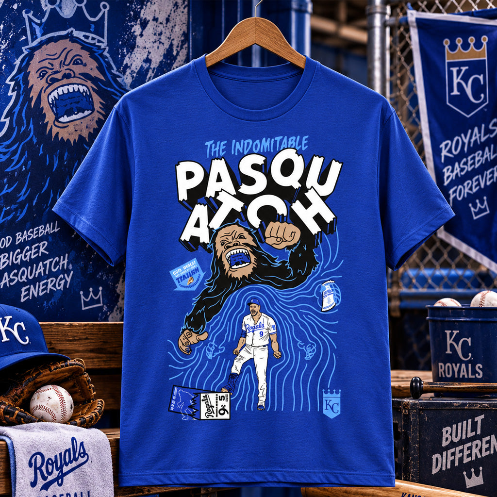 Kansas City Royals Vinnie Pasquantino The Indomitable Pasqu Atoh Graphic Shirt for Baseball Fans