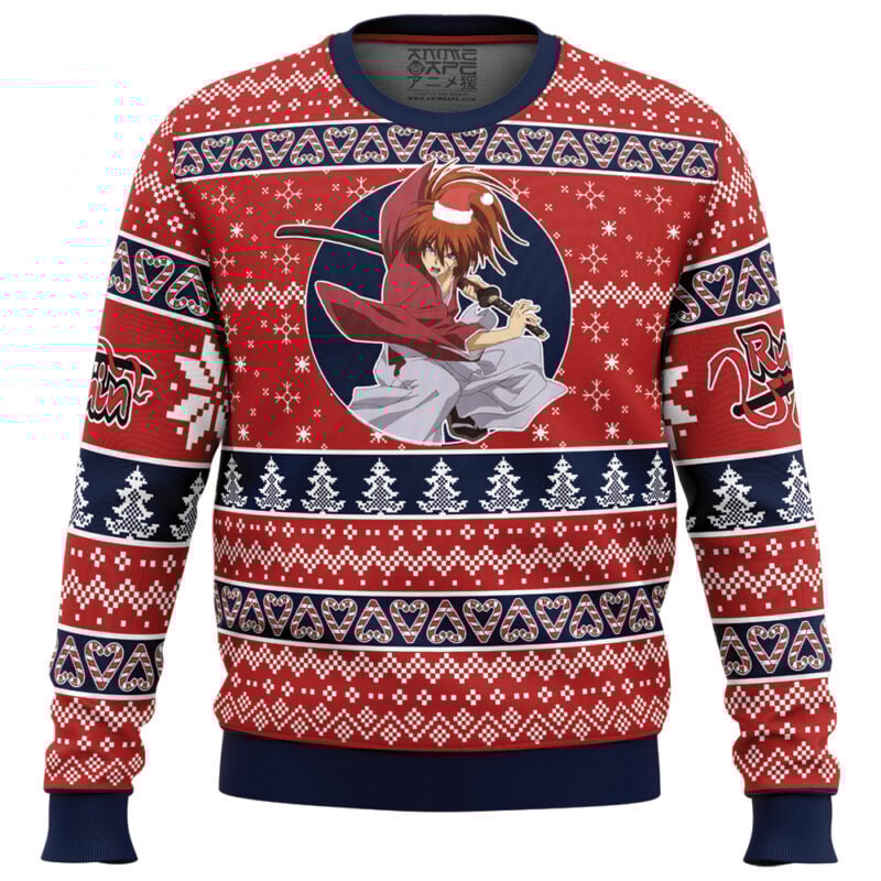 Kenshin Himura Rurouni Kenshin Samurai X Ugly Christmas Sweater