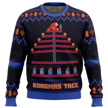 Kongmas Tree King Kong Ugly Christmas Sweater