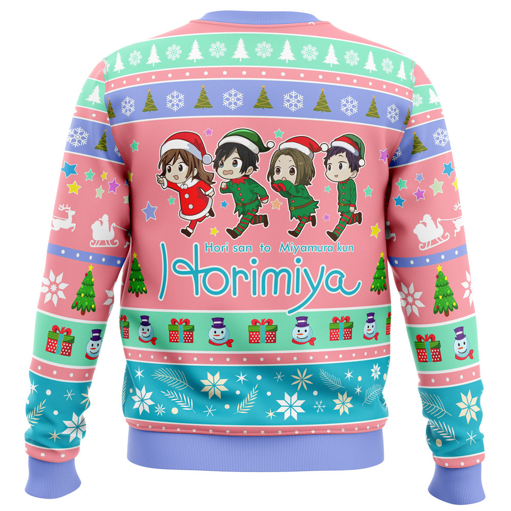 Kyouko And Friends Horimiya Ugly Christmas Sweater