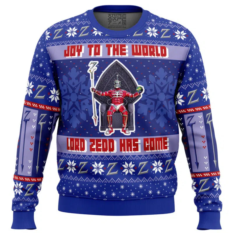 Lord Zedd Has Come Power Rangers Ugly Christmas Sweater