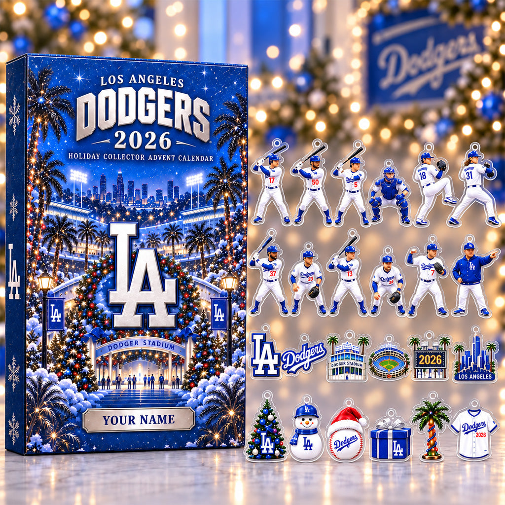 Los Angeles Dodgers 2026 Holiday Advent Calendar for Baseball Fans