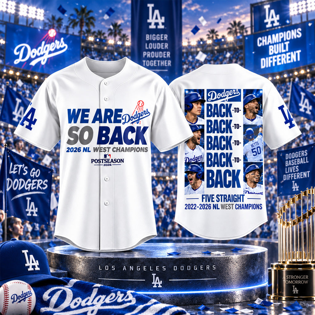 Los Angeles Dodgers 2026 NL West Champions Baseball Jersey