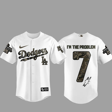 Los Angeles Dodgers Morgan Wallen Still The Problem Tour 2026 Baseball Jersey