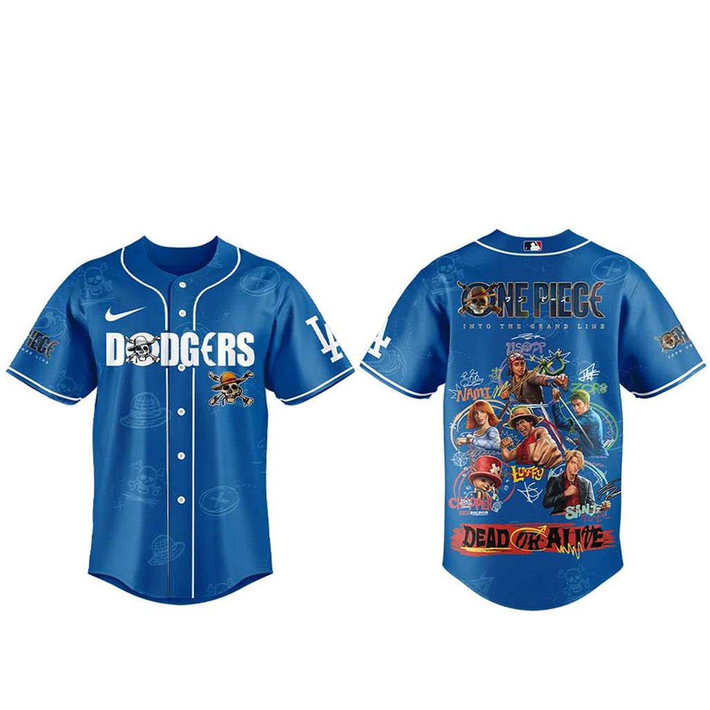 Los Angeles Dodgers One Piece 2026 Dead Or Alive Baseball Jersey