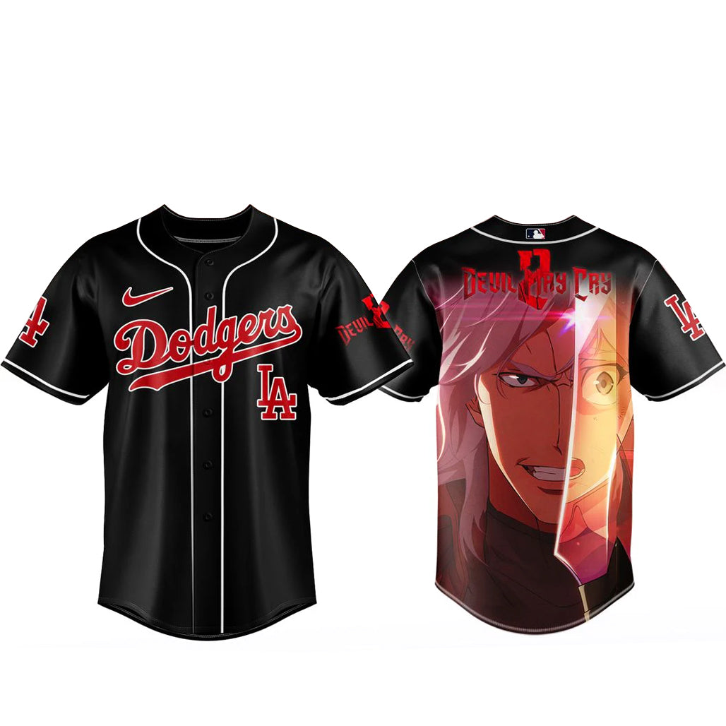 Los Angeles Dodgers x Devil May Cry 2 Baseball Jersey