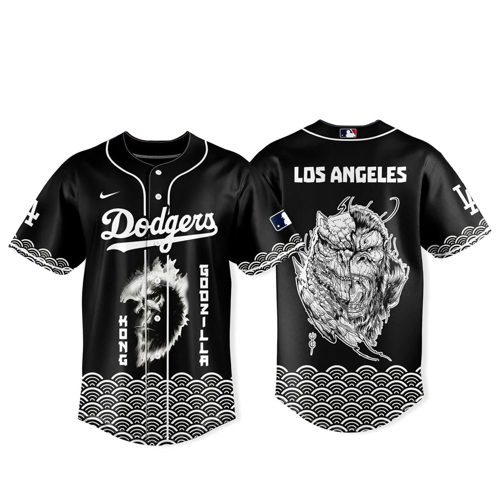 Los Angeles Dodgers x Godzilla and Kong 2026 Baseball Jersey