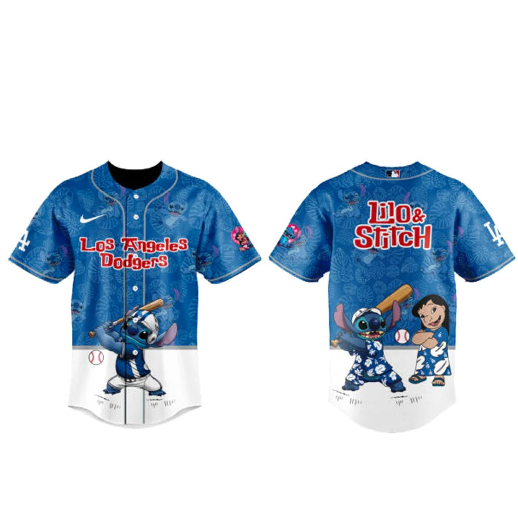 Los Angeles Dodgers x Lilo Stitch Night 2026 Baseball Jersey